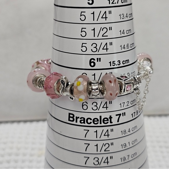 Glass Bead Bracelet Set of Four Bracelets - Picture 12 of 14